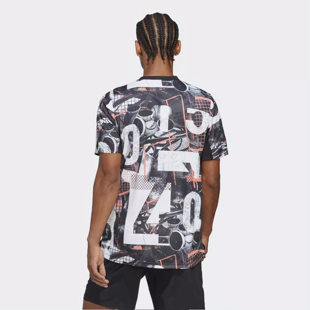 Adidas US Series FreeLift Printed T-Shirt