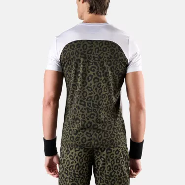 T-shirt Hydrogen Tech Panther Blanc / Vert
