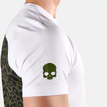 T-shirt Hydrogen Tech Panther Blanc / Vert