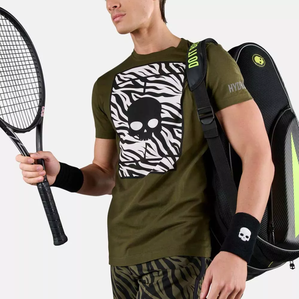 T-Shirt Hydrogen Tennis Court Vert / Blanc