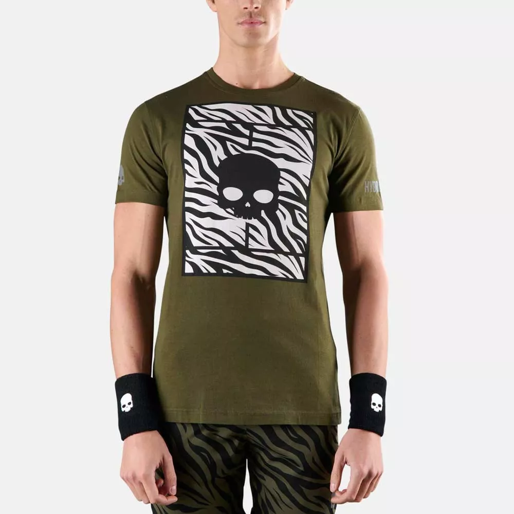 T-Shirt Hydrogen Tennis Court Vert / Blanc