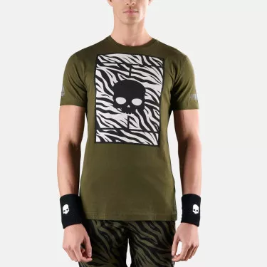 T-Shirt Hydrogen Tennis Court Vert / Blanc