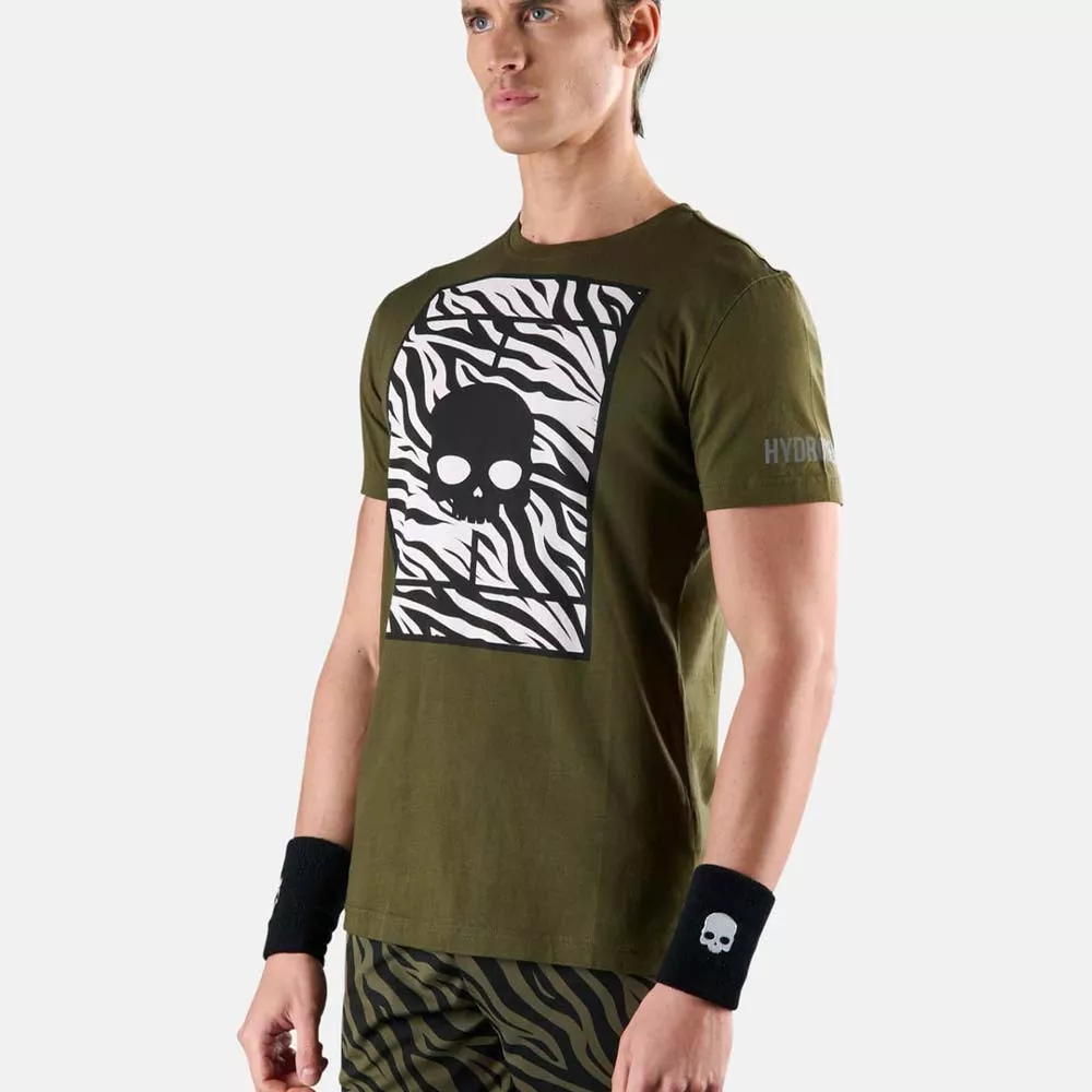 T-Shirt Hydrogen Tennis Court Vert / Blanc