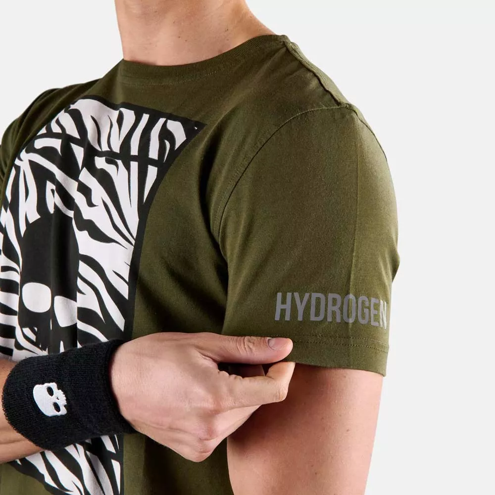 T-Shirt Hydrogen Tennis Court Vert / Blanc