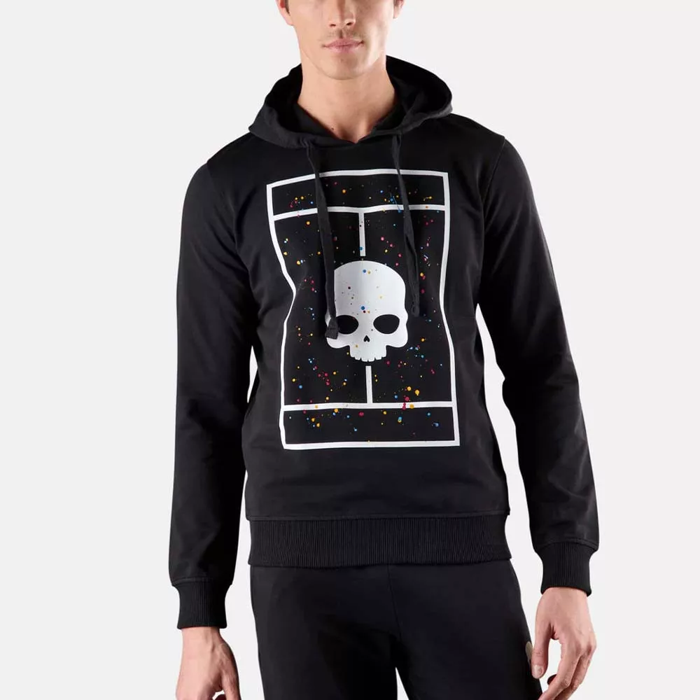 Sweat à capuche Hydrogen Court Noir Spark