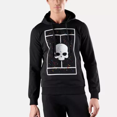 Sweat à capuche Hydrogen Court Noir Spark
