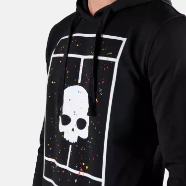Sweat à capuche Hydrogen Court Noir Spark
