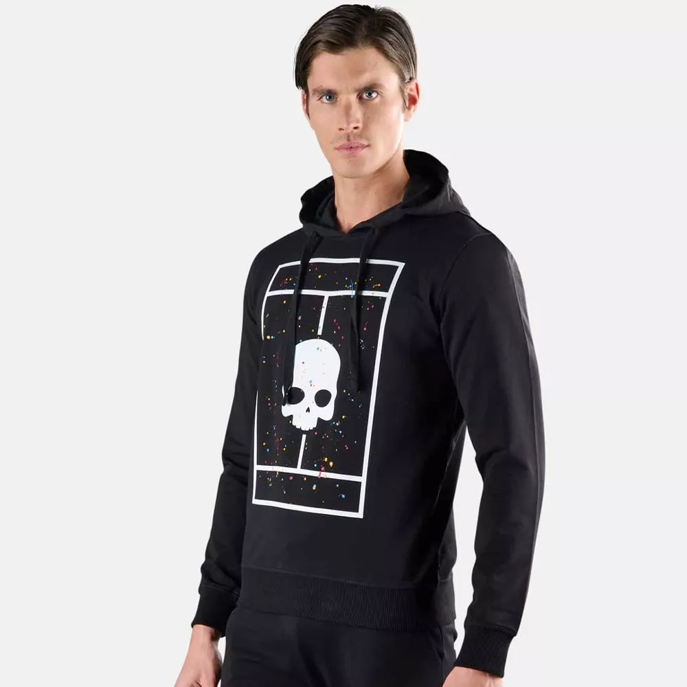Sweat à capuche Hydrogen Court Noir Spark