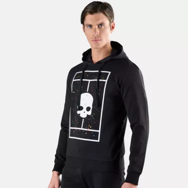 Sweat à capuche Hydrogen Court Noir Spark