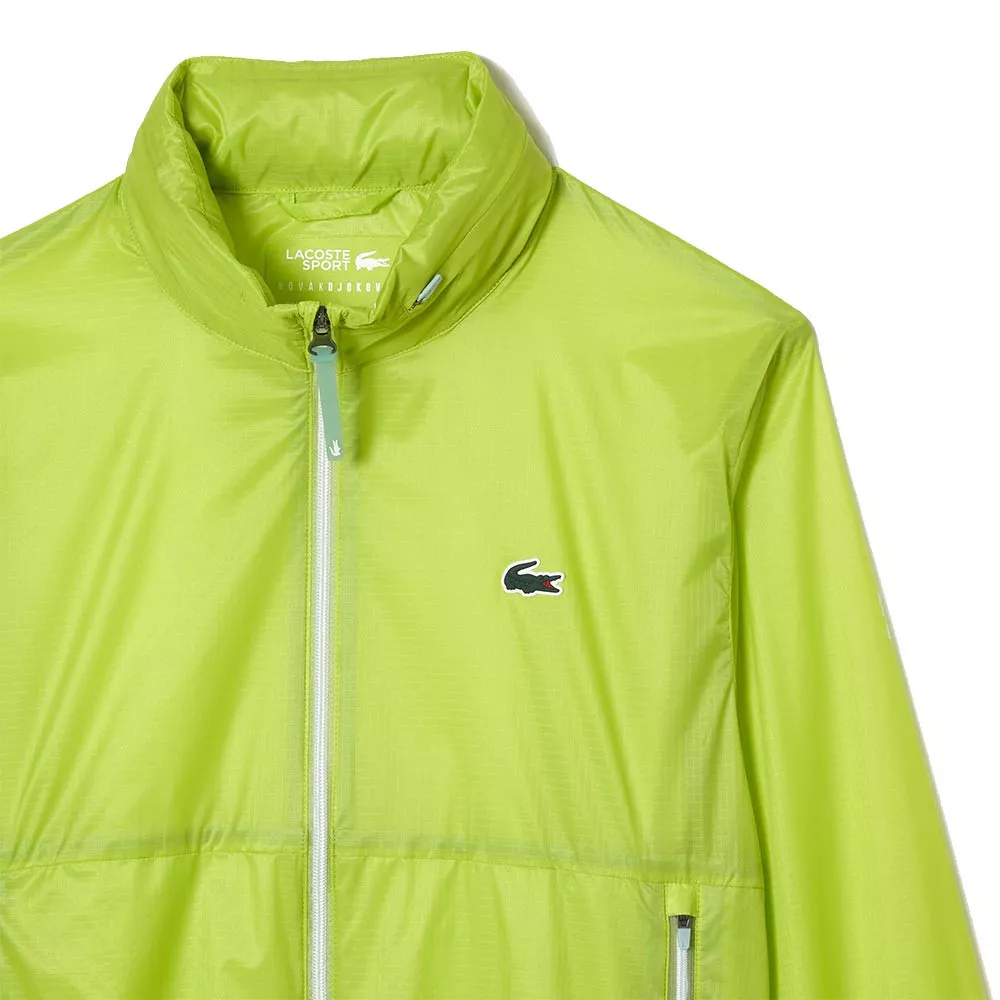 Veste zippée Lacoste Tennis x Novak Djokovic Vert