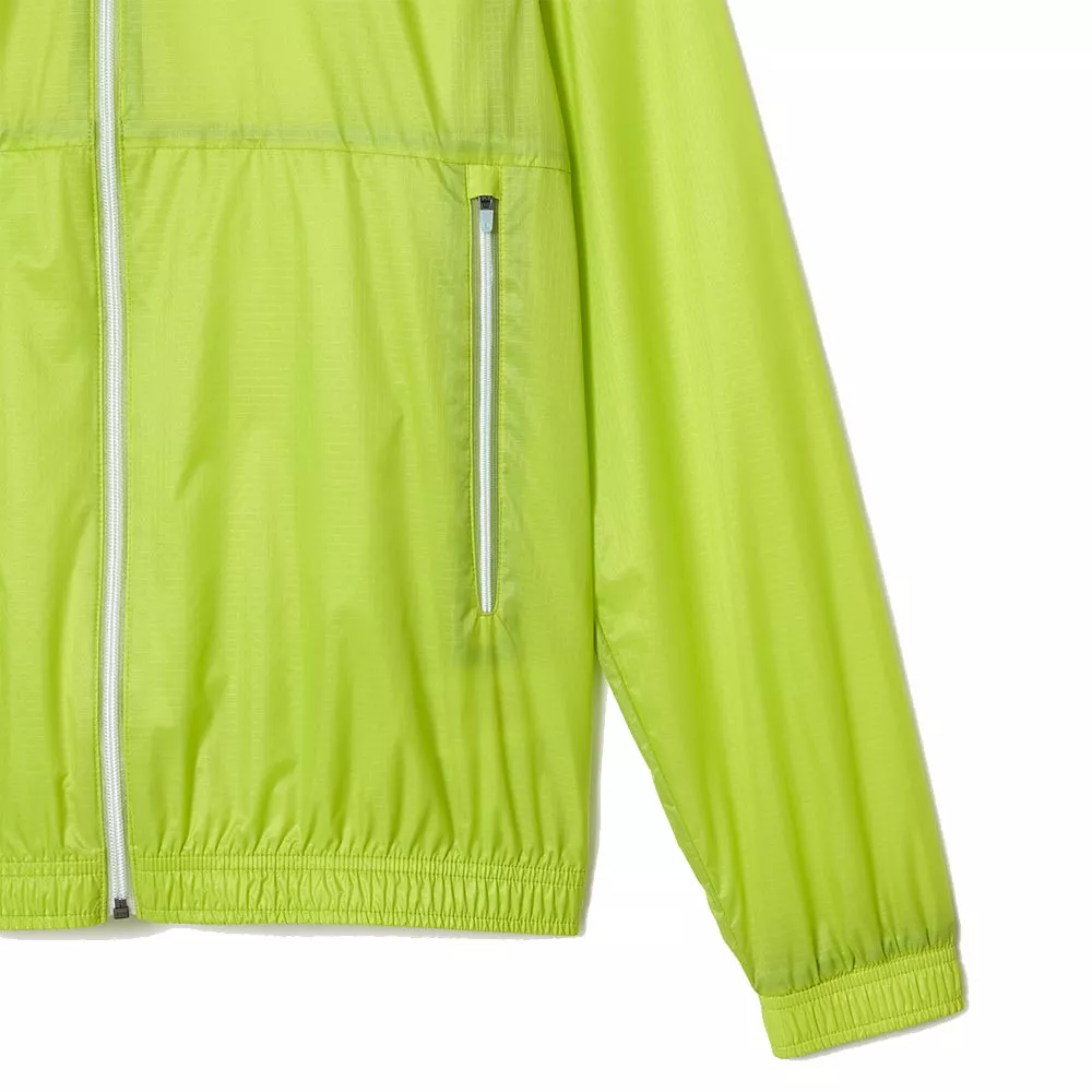 Veste zippée Lacoste Tennis x Novak Djokovic Vert