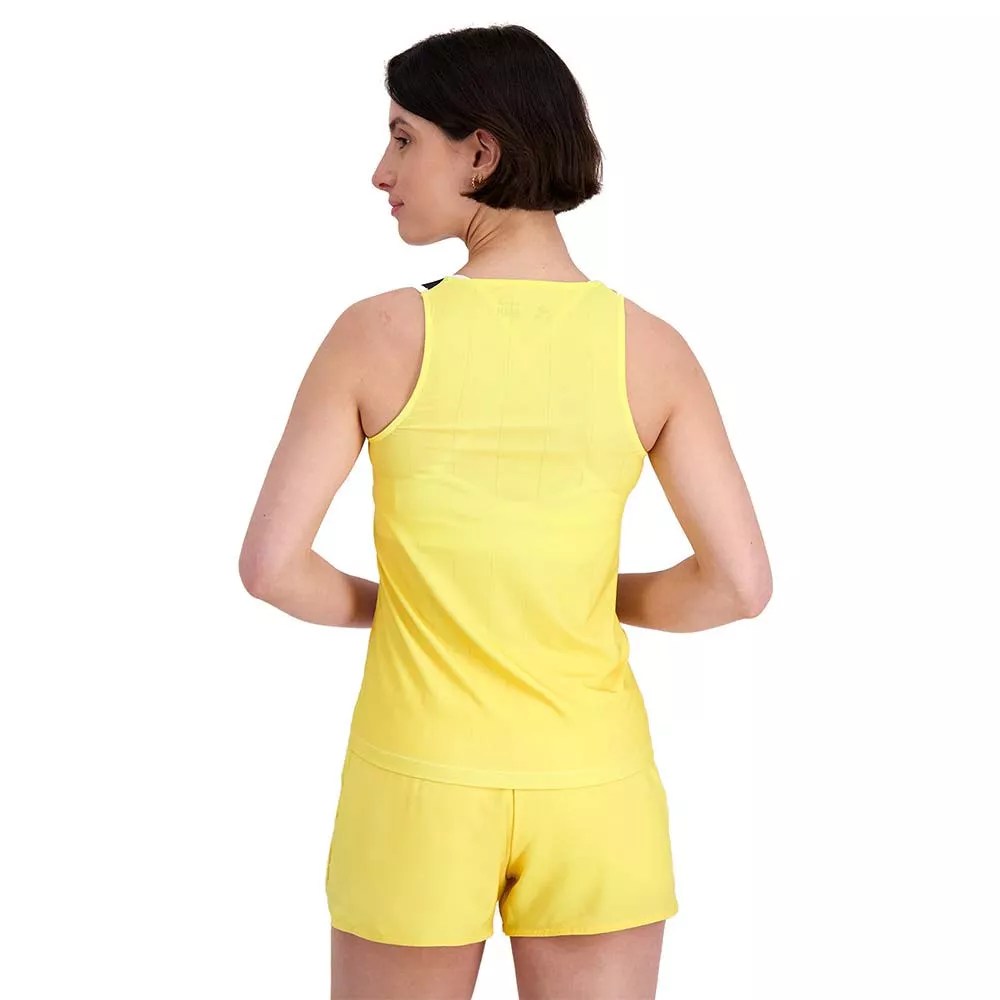 Débardeur Le Coq Sportif Yannick Noah Paris Blanc / Jaune