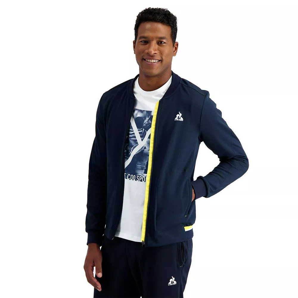 Veste zippée Le Coq Sportif Terre Battue 83 Bleu marine