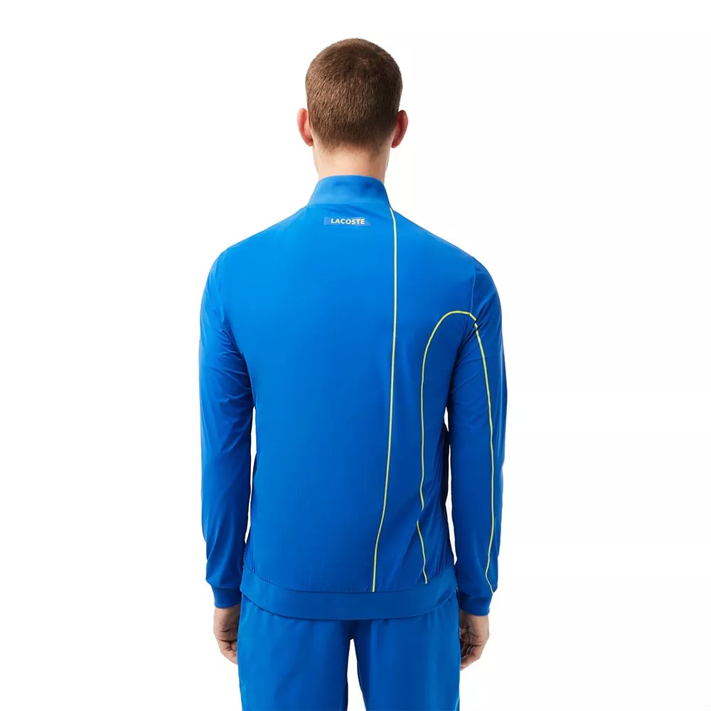 Veste zippée Lacoste Sport New York Novak Djokovic Bleu
