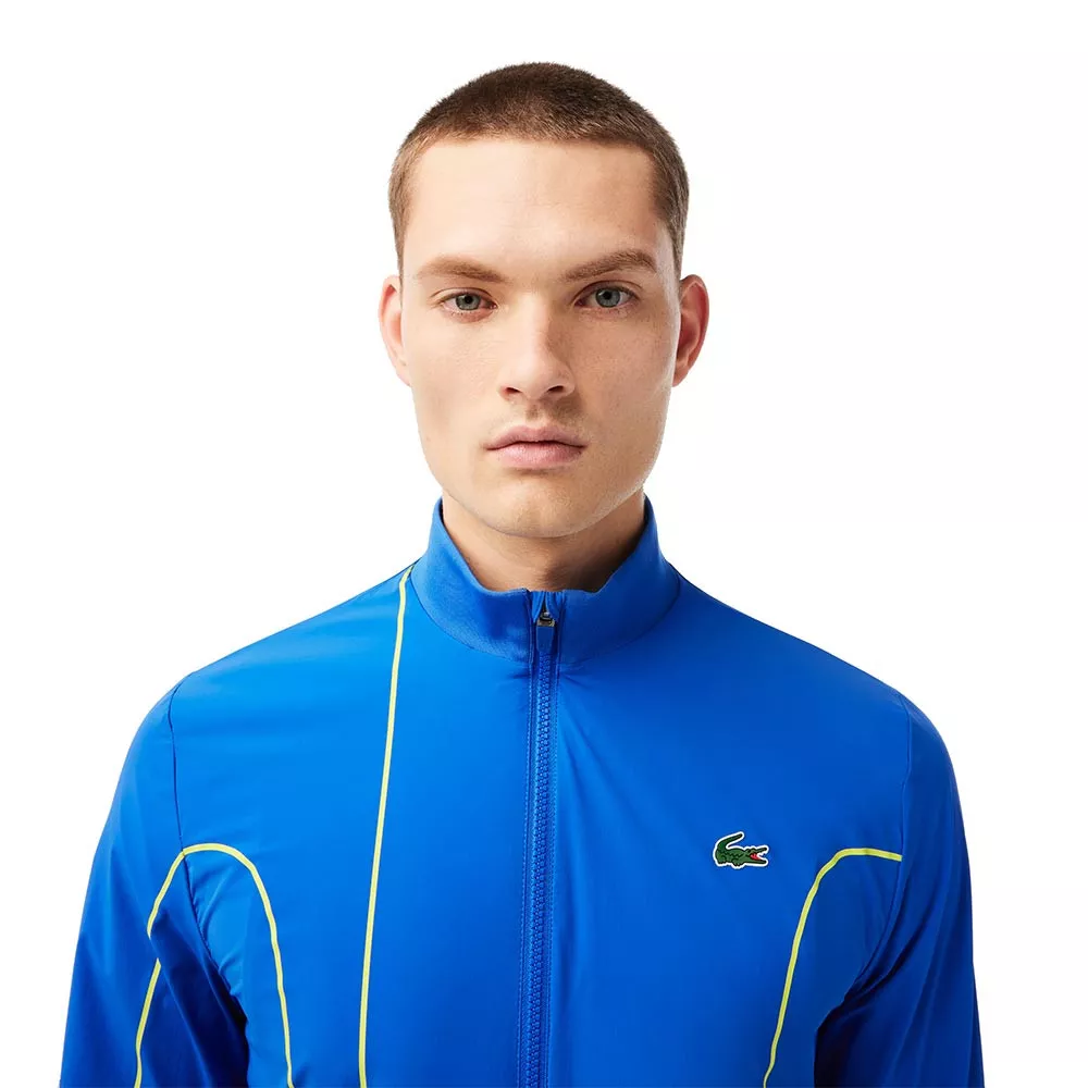 Veste zippée Lacoste Sport New York Novak Djokovic Bleu