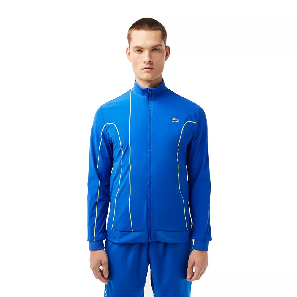 Veste zippée Lacoste Sport New York Novak Djokovic Bleu