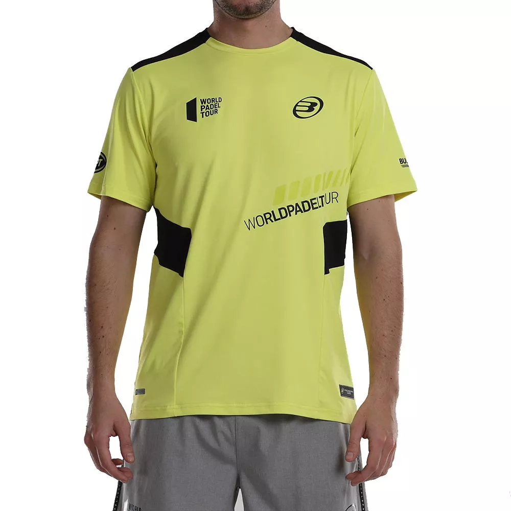T-shirt Bullpadel Lugre Jaune