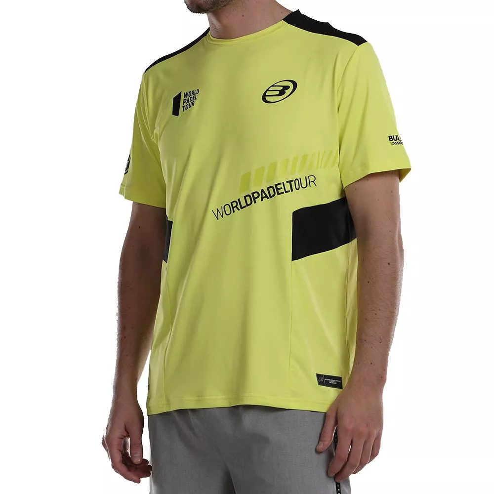 T-shirt Bullpadel Lugre Jaune