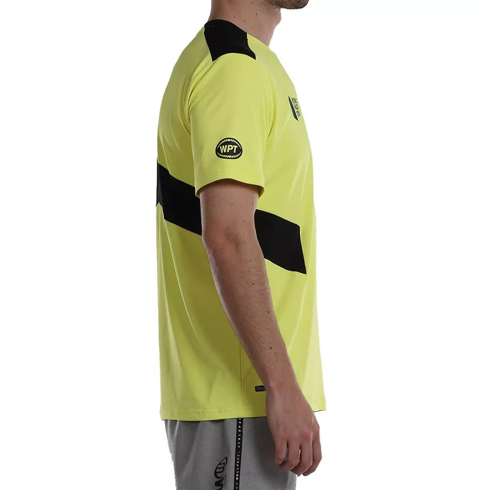 T-shirt Bullpadel Lugre Jaune