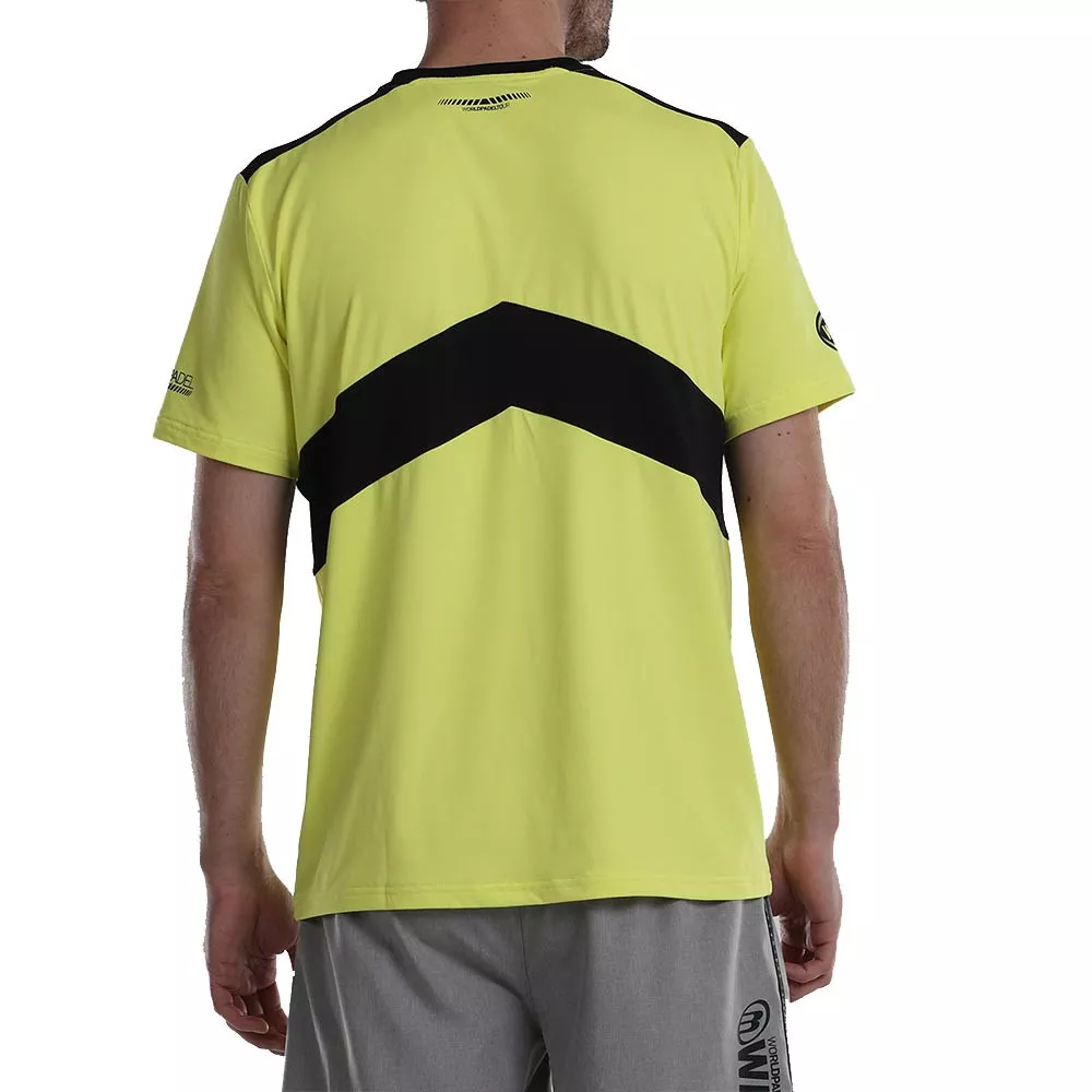 T-shirt Bullpadel Lugre Jaune
