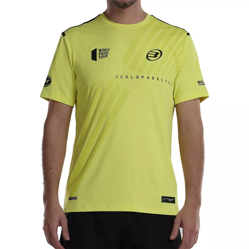 T-shirt Bullpadel Logro Jaune