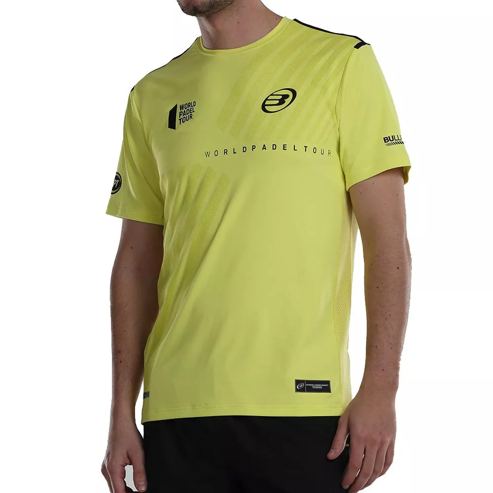 T-shirt Bullpadel Logro Jaune