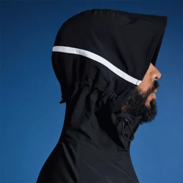 Veste à capuche Mouratoglou Noir