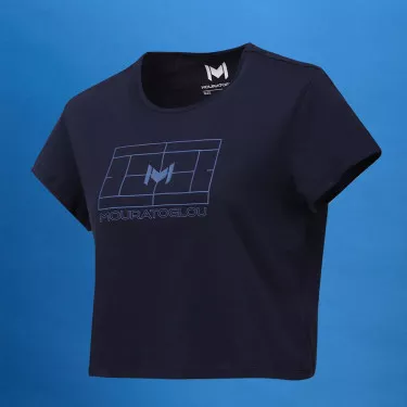 Mouratoglou Training T-shirt Marineblauw