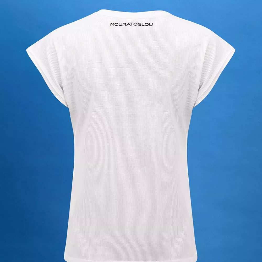 T-shirt Mouratoglou Match Femme Blanc