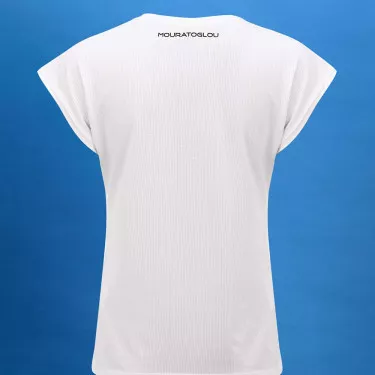 T-shirt Mouratoglou Match Femme Blanc