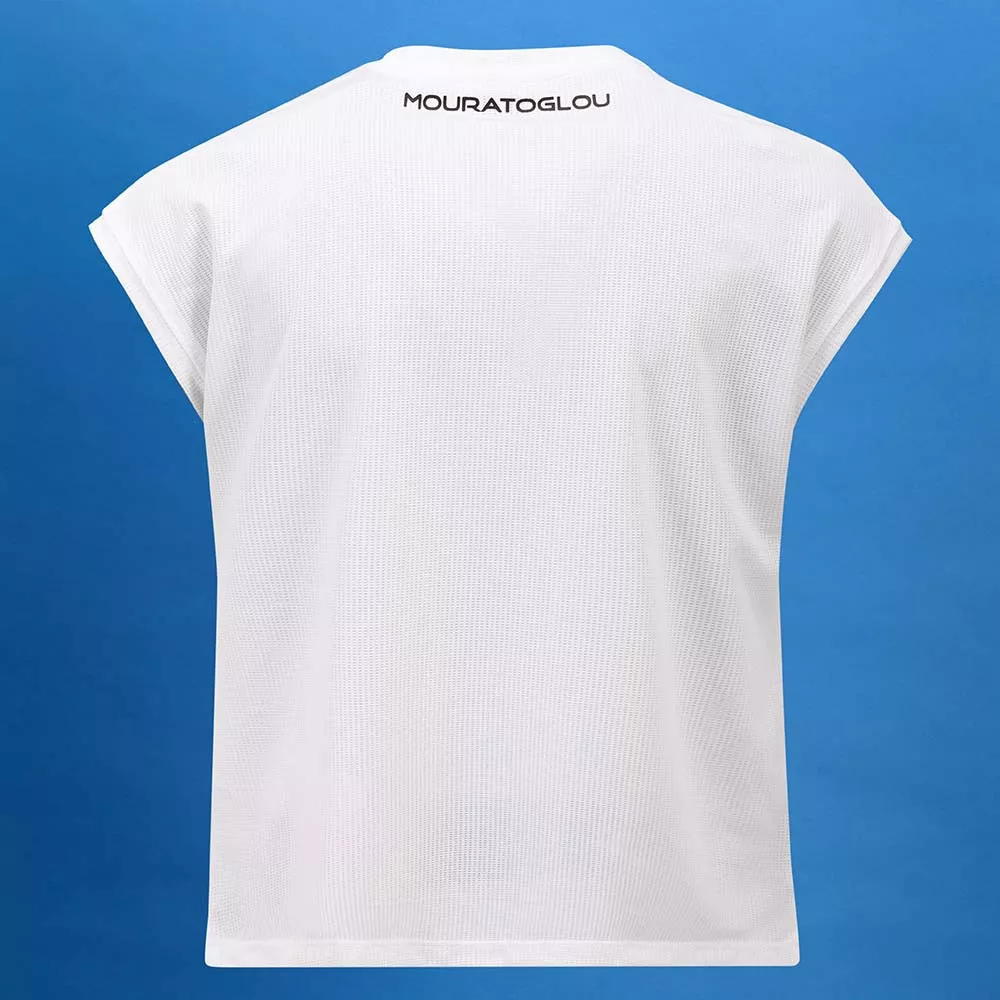 Mouratoglou Wedstrijd Meisje T-shirt Wit
