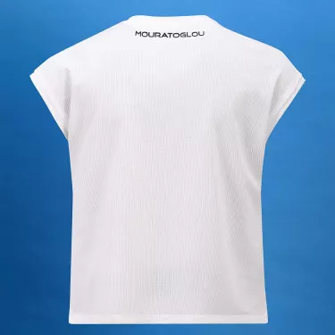 Mouratoglou Wedstrijd Meisje T-shirt Wit