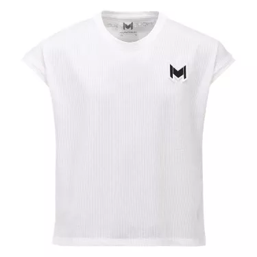 Mouratoglou Wedstrijd Meisje T-shirt Wit