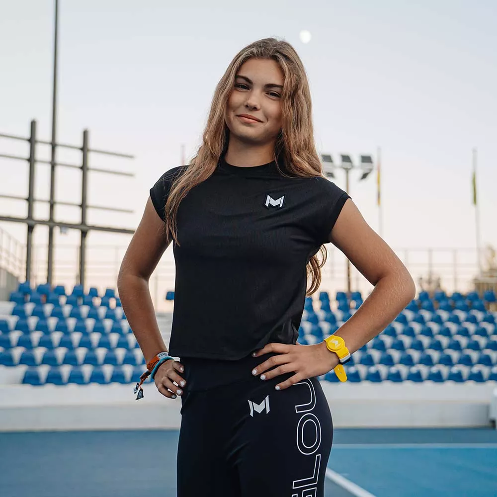 Mouratoglou Wedstrijd Meisje T-shirt Wit