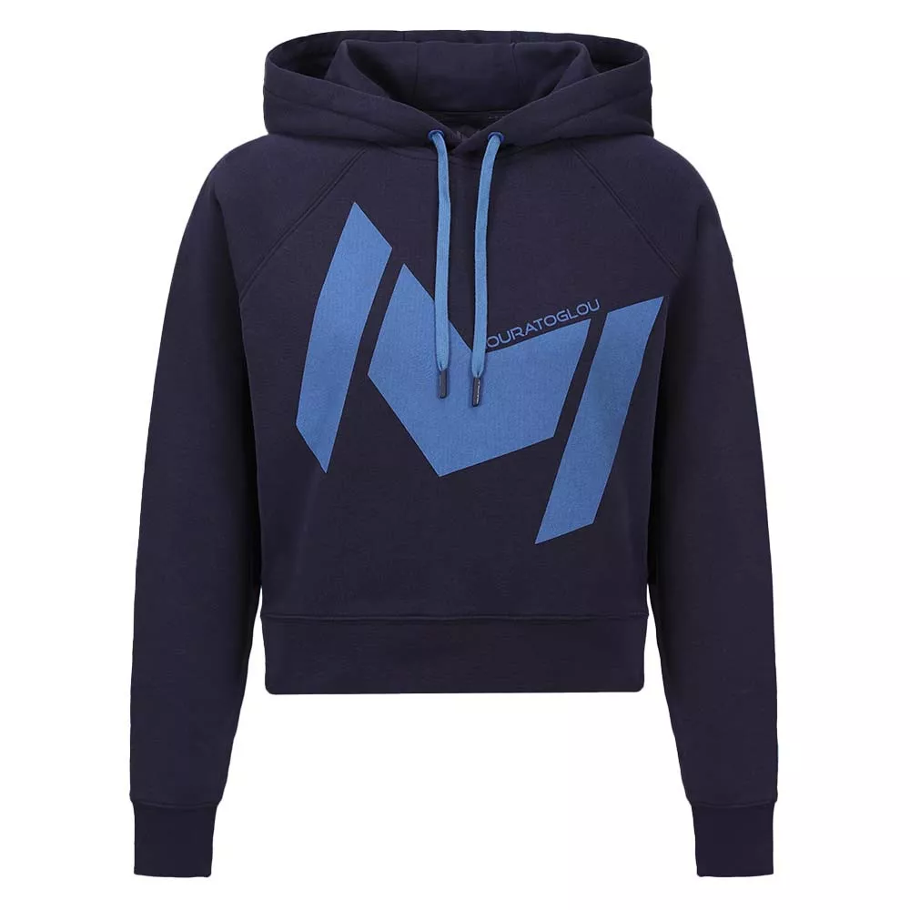 Sweat à capuche Mouratoglou Femme Bleu marine