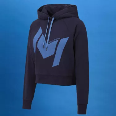 Sweat à capuche Mouratoglou Femme Bleu marine