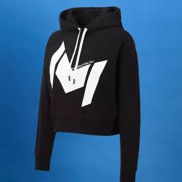 Sweat à capuche Mouratoglou Femme Noir