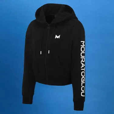 Veste à capuche Mouratoglou Femme Noir