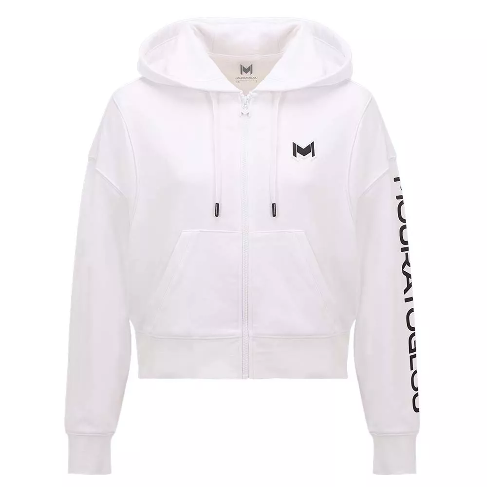 Veste à capuche Mouratoglou Femme Blanc