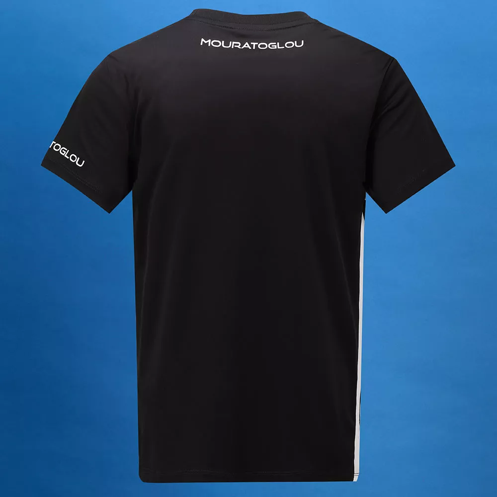 Mouratoglou Match Jongens T-shirt Zwart