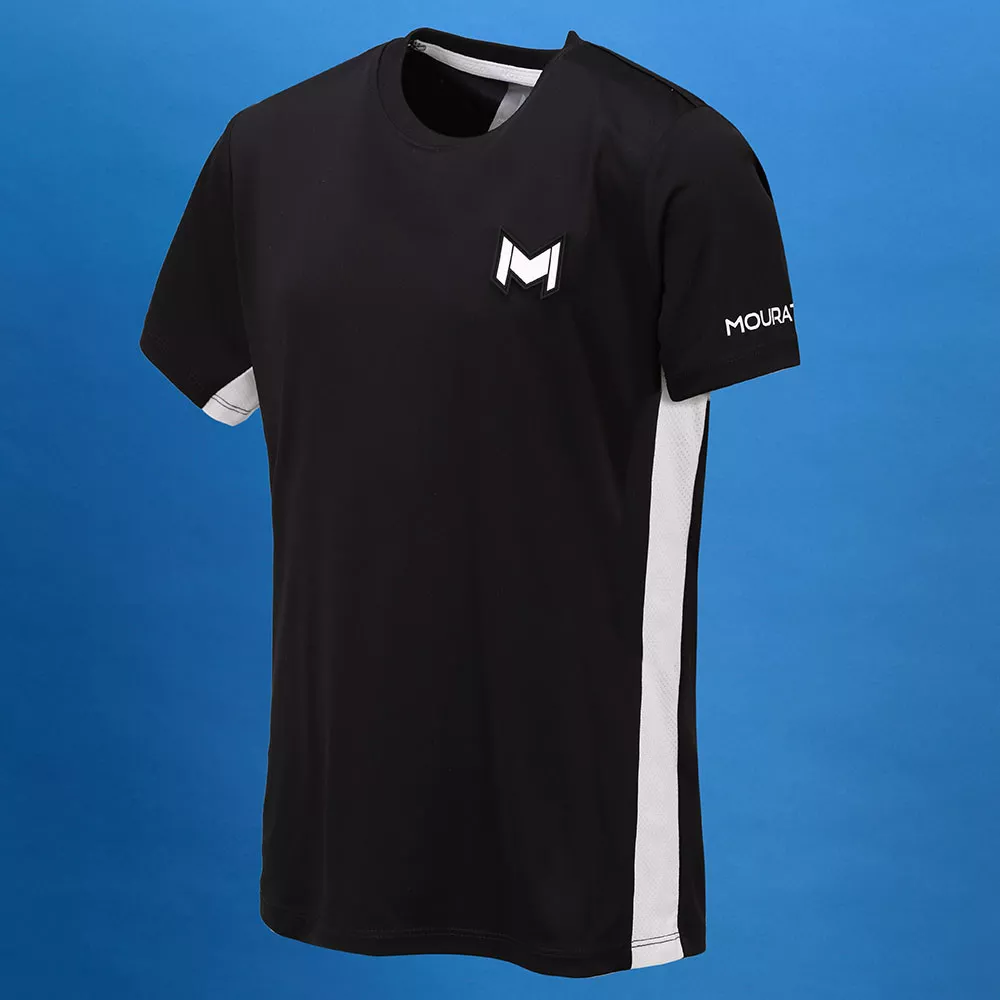 Mouratoglou Match Jongens T-shirt Zwart