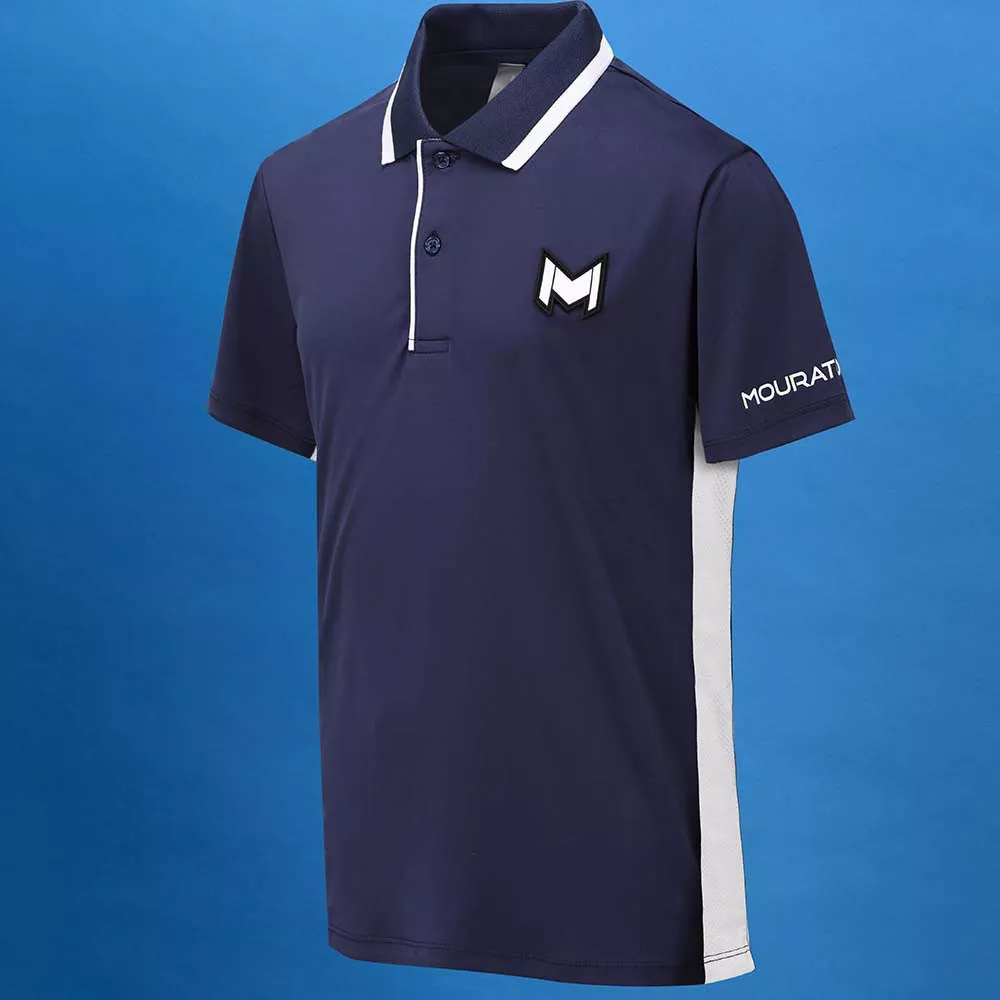 Polo Mouratoglou Match Garçon Bleu marine