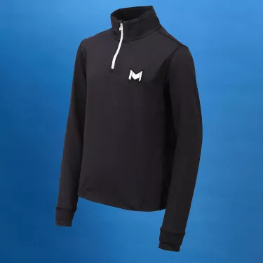 T-shirt met lange mouwen Mouratoglou Dames Zwart