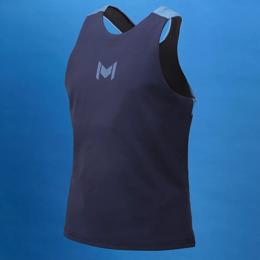 Débardeur Mouratoglou Match Fille Bleu marine