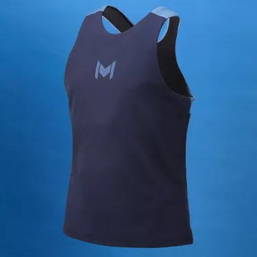 Débardeur Mouratoglou Match Fille Bleu marine