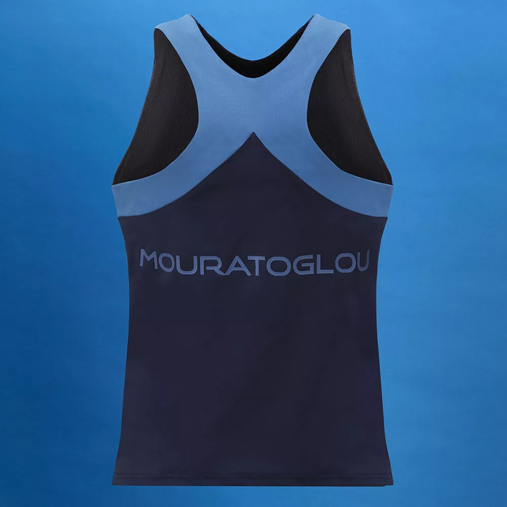 Débardeur Mouratoglou Match Fille Bleu marine