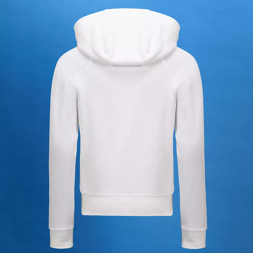 Sweat à capuche Mouratoglou Fille Blanc