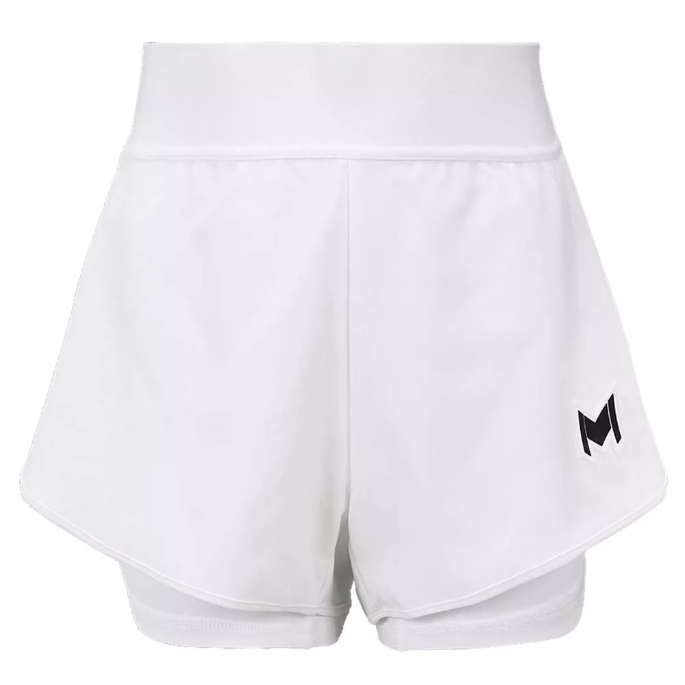 Short Mouratoglou Match Fille Blanc