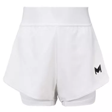 Short Mouratoglou Match Fille Blanc