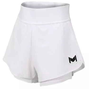 Short Mouratoglou Match Fille Blanc